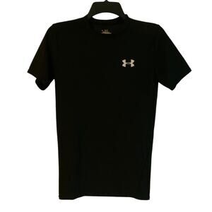 Under Armour Heat Gear Base Layer Top Short Sleeve Black Mens Large